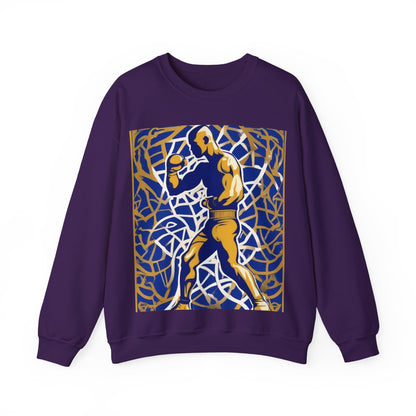 boostlete-field-day-scene-boxer-offset-paper-0776 — Unisex Heavy Blend Crewneck (G18000)