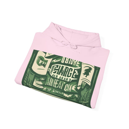 boostlete-am-crew-type-charge-ahead-banner-paper-0965 — Unisex Heavy Blend Hoodie (G18500)