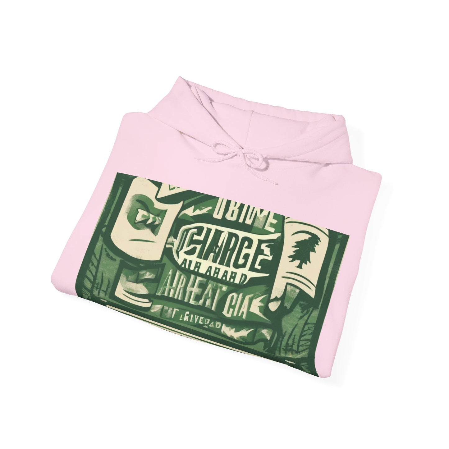 boostlete-am-crew-type-charge-ahead-banner-paper-0965 — Unisex Heavy Blend Hoodie (G18500)