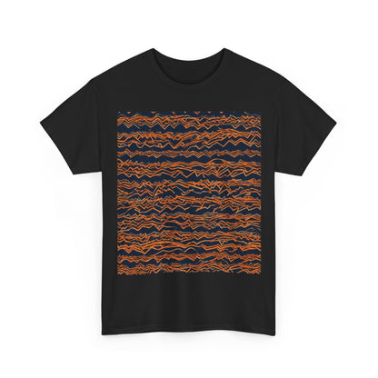 boostlete-field-day-pattern-ekg-bold-0135 — Unisex Heavy Cotton Tee (Gildan 5000)