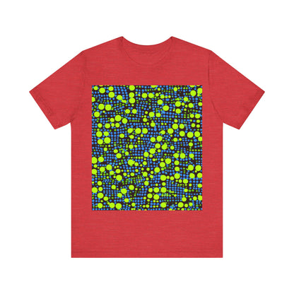 boostlete-mile-by-mile-pattern-dotted-geometric-0071 — Unisex Jersey Short Sleeve (B+C 3001)