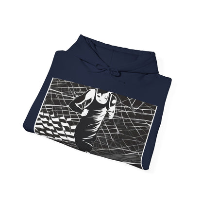 boostlete-headspace-scene-marathoner-speed-geometric-0816 — Unisex Heavy Blend Hoodie (G18500)