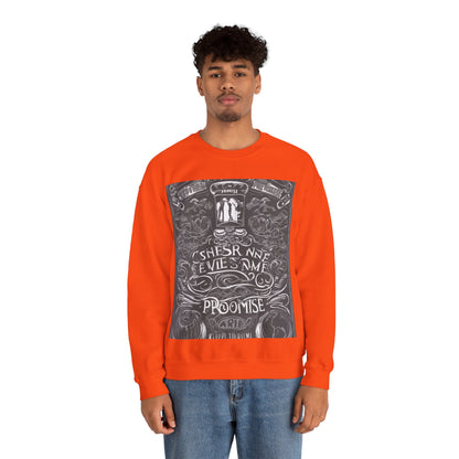 boostlete-boost-mode-type-keep-the-promise-big-monoline-0049 — Unisex Heavy Blend Crewneck (G18000)