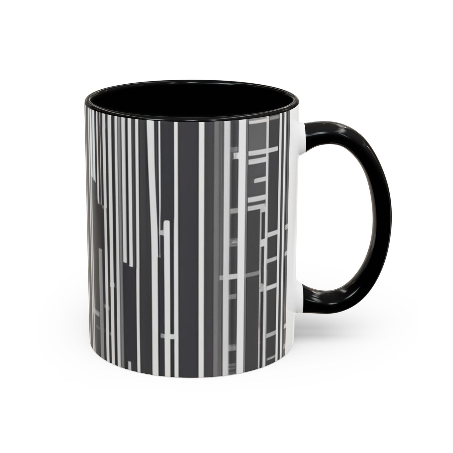 boostlete-boost-mode-pattern-barcode-blueprint-0463 — Accent Mug 11/15oz