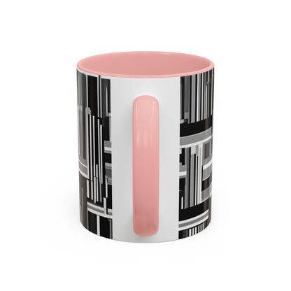 boostlete-recovery-progress-pattern-barcode-isometric-1023 — Accent Mug 11/15oz