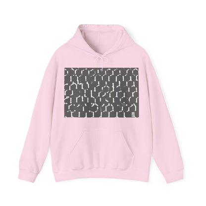 boostlete-recovery-progress-pattern-dotted-industrial-0355 — Unisex Heavy Blend Hoodie (G18500)