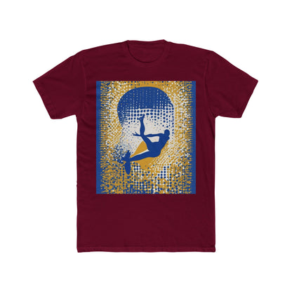 boostlete-field-day-icon-swimmer-halftone-paper-0246 — Unisex Cotton Crew Tee (NL 3600)