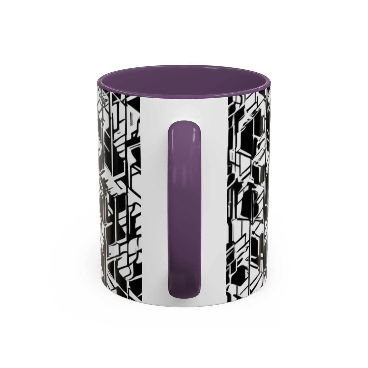 boostlete-field-day-pattern-micro-blueprint-0927 — Accent Mug 11/15oz