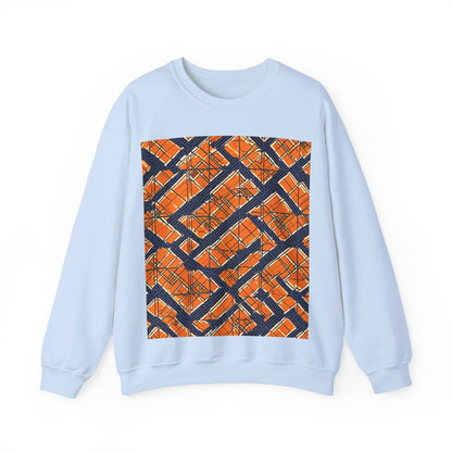 boostlete-boost-mode-pattern-plate-number-monoline-0571 — Unisex Heavy Blend Crewneck (G18000)