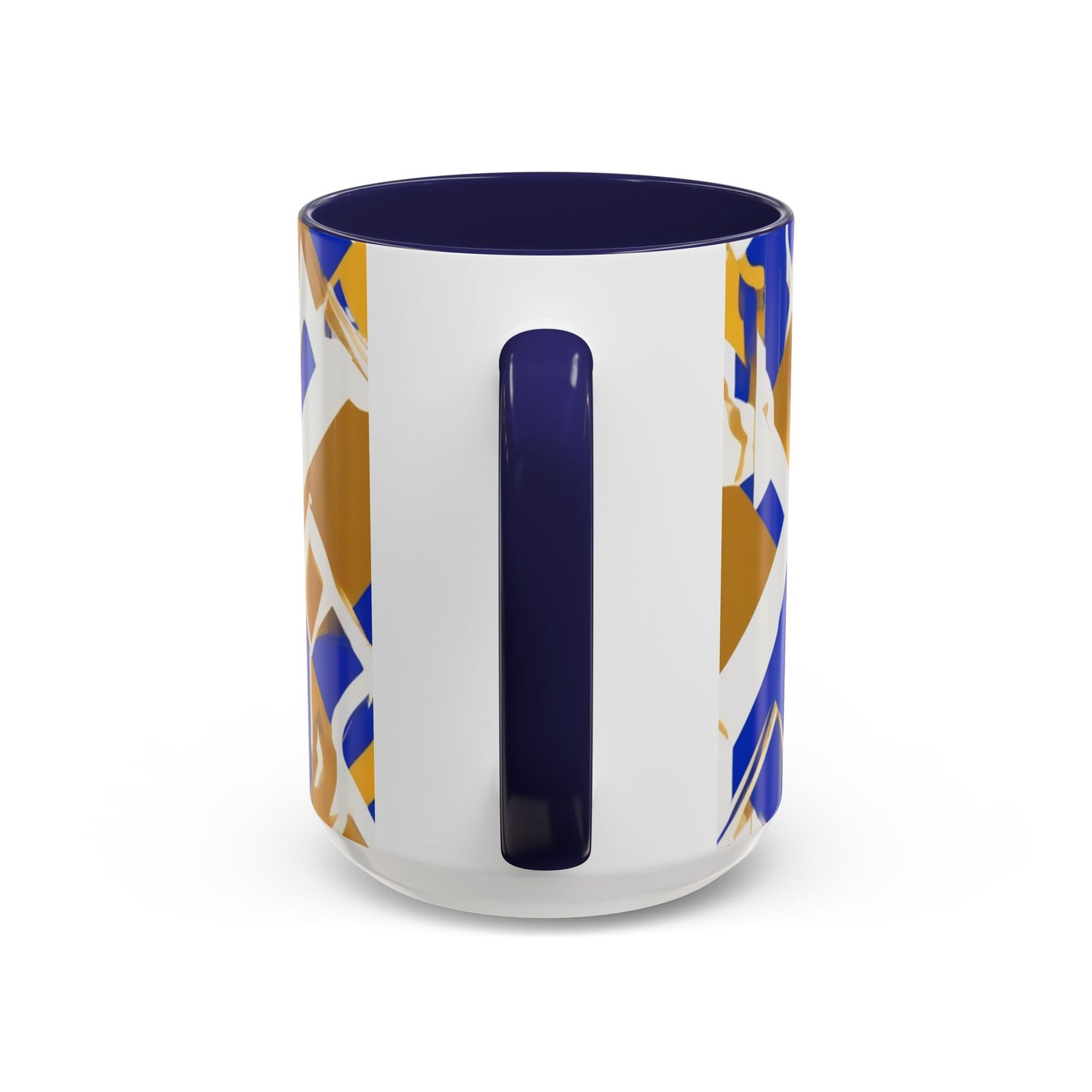 boostlete-field-day-icon-flame-glitch-geometric-0090 — Accent Mug 11oz/15oz