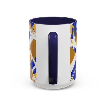 boostlete-field-day-icon-flame-glitch-geometric-0090 — Accent Mug 11oz/15oz