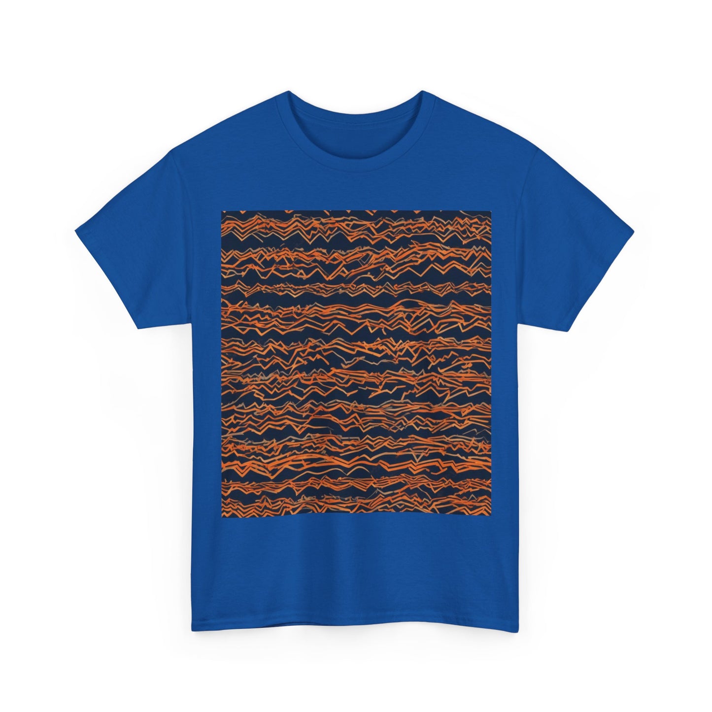 boostlete-field-day-pattern-ekg-bold-0135 — Unisex Heavy Cotton Tee (Gildan 5000)