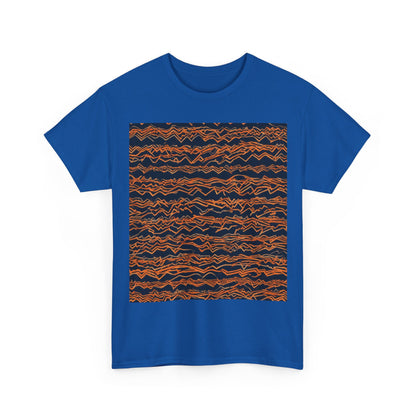 boostlete-field-day-pattern-ekg-bold-0135 — Unisex Heavy Cotton Tee (Gildan 5000)