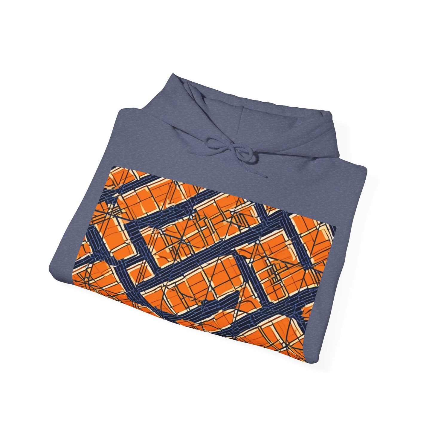 boostlete-boost-mode-pattern-plate-number-monoline-0571 — Unisex Heavy Blend Hoodie (G18500)
