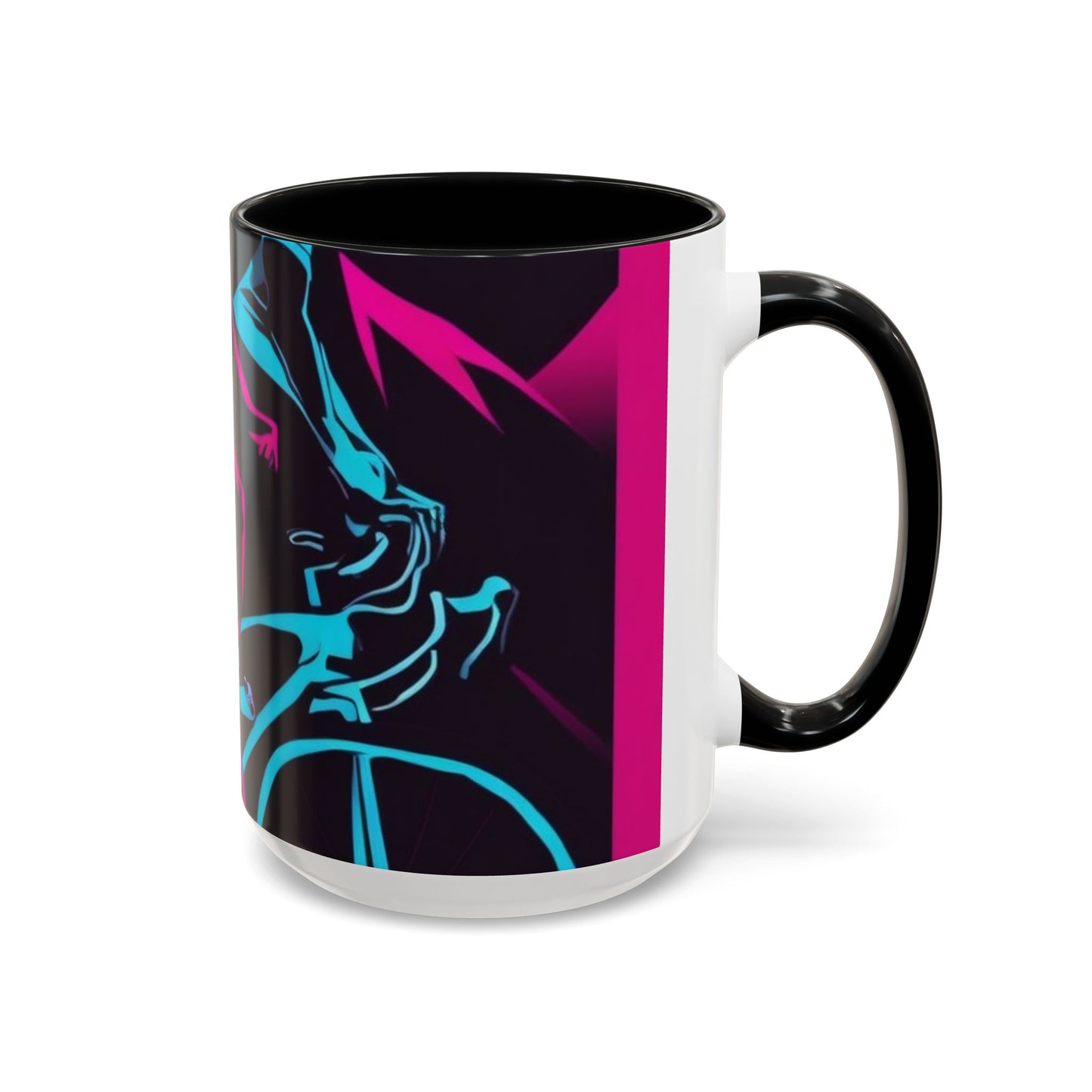 boostlete-rise-grind-scene-cyclist-outline-vector-0868 — Accent Mug 11/15oz