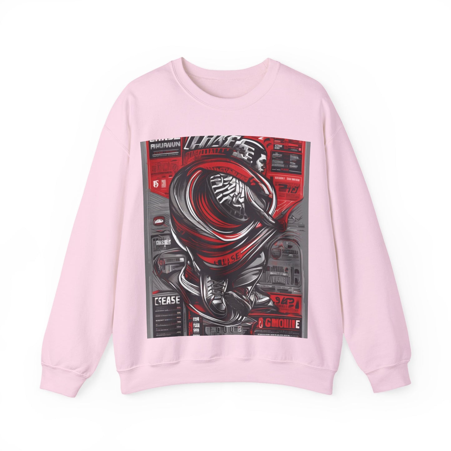 boostlete-field-day-type-chase-capacity-big-monoline-0813 — Unisex Heavy Blend Crewneck (G18000)