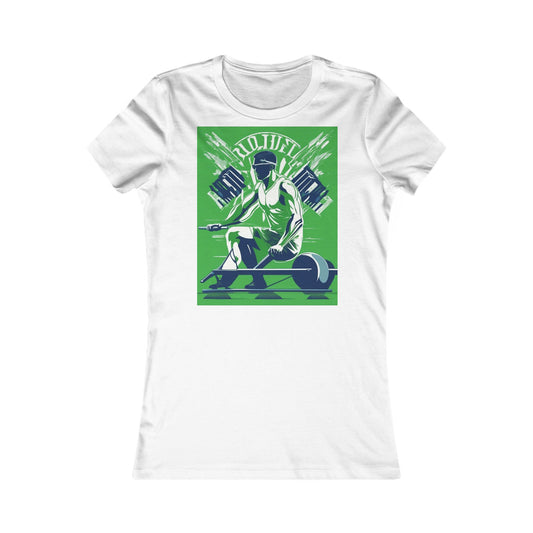 boostlete-am-crew-scene-rower-grainy-bold-0172 — Women's Favorite Tee (B+C 6004)