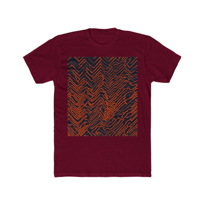 boostlete-field-day-pattern-ekg-modern-0087 — Unisex Cotton Crew Tee (NL 3600)