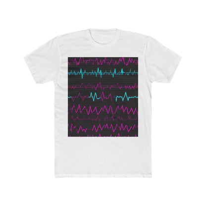 boostlete-boost-mode-pattern-ekg-modern-0111 — Unisex Cotton Crew Tee (NL 3600)