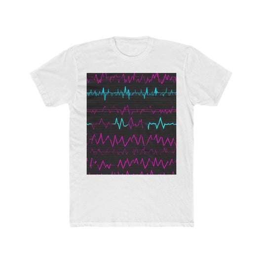 boostlete-boost-mode-pattern-ekg-modern-0111 — Unisex Cotton Crew Tee (NL 3600)
