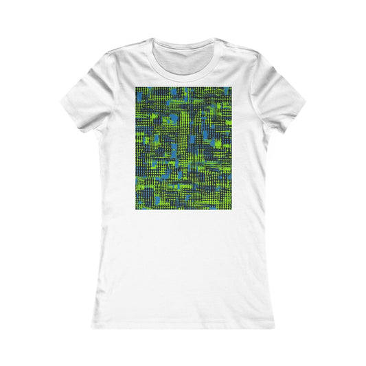 boostlete-pr-season-pattern-audio-industrial-0043 — Women's Favorite Tee (B+C 6004)