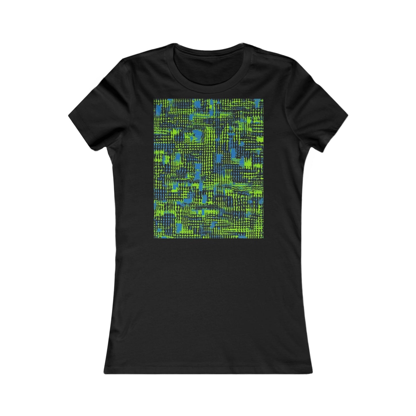 boostlete-pr-season-pattern-audio-industrial-0043 — Women's Favorite Tee (B+C 6004)