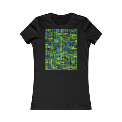 boostlete-pr-season-pattern-audio-industrial-0043 — Women's Favorite Tee (B+C 6004)