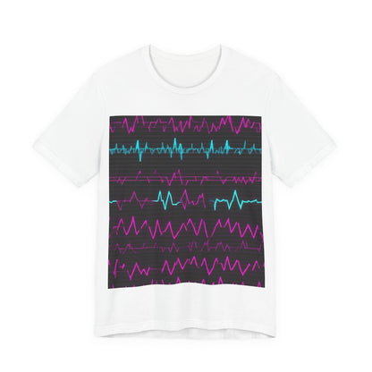 boostlete-boost-mode-pattern-ekg-modern-0111 — Unisex Jersey Short Sleeve (B+C 3001)