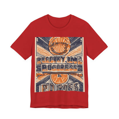 boostlete-boost-mode-type-recovery-progress-outline-over-solid-badge-0161 — Unisex Jersey Short Sleeve (B+C 3001)