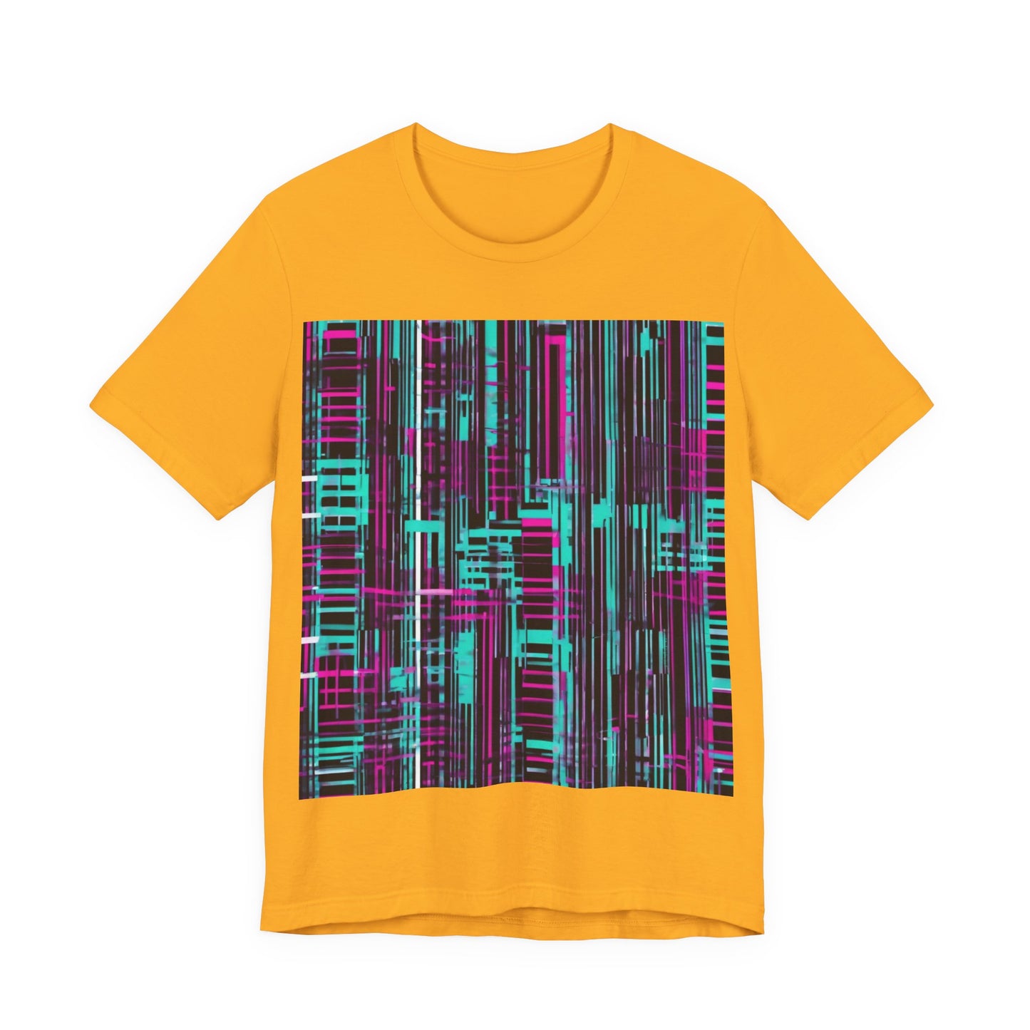 boostlete-field-day-pattern-barcode-retro-0275 — Unisex Jersey Short Sleeve (B+C 3001)