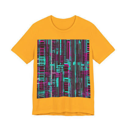 boostlete-field-day-pattern-barcode-retro-0275 — Unisex Jersey Short Sleeve (B+C 3001)