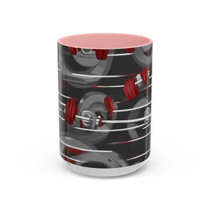 boostlete-rise-grind-icon-barbell-matte-vector-0138 — Accent Mug 11oz/15oz