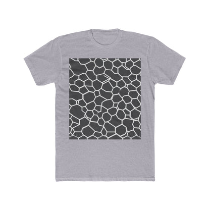boostlete-iron-intent-pattern-hex-blueprint-0063 — Unisex Cotton Crew Tee (NL 3600)