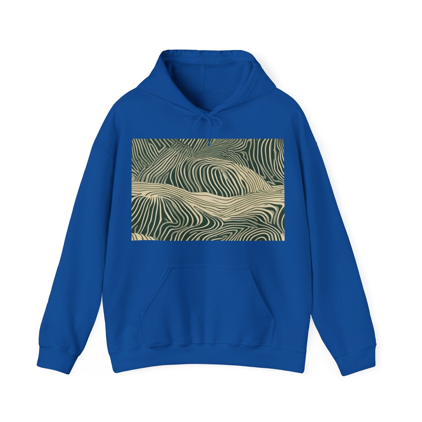 boostlete-rise-grind-pattern-topographic-modern-0403 — Unisex Heavy Blend Hooded Sweatshirt (Gildan)