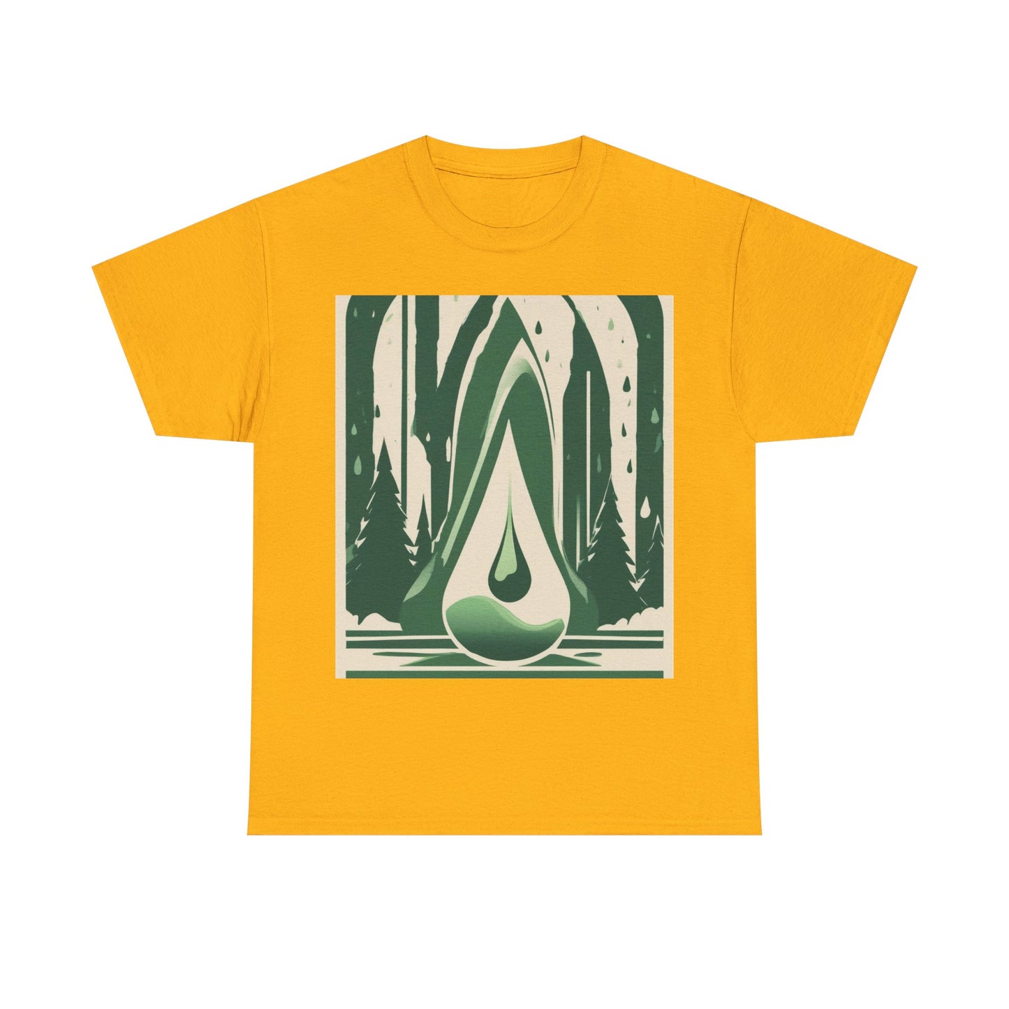 boostlete-quiet-power-icon-water-glitch-retro-0186 — Unisex Heavy Cotton Tee (Gildan 5000)