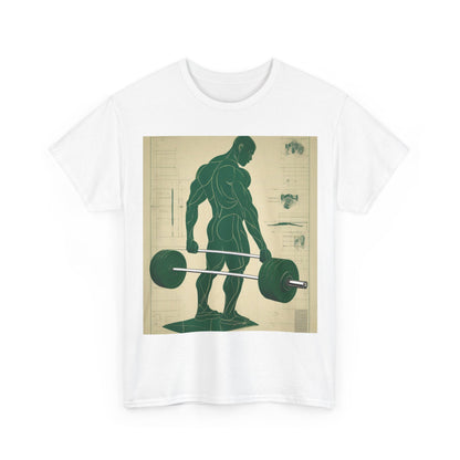 boostlete-recovery-progress-scene-deadlift-3d-blueprint-0236 — Unisex Heavy Cotton Tee (Gildan 5000)