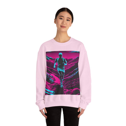 boostlete-am-crew-scene-trail-high-modern-0980 — Unisex Heavy Blend Crewneck (G18000)