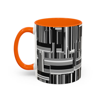 boostlete-recovery-progress-pattern-barcode-isometric-1023 — Accent Mug 11/15oz