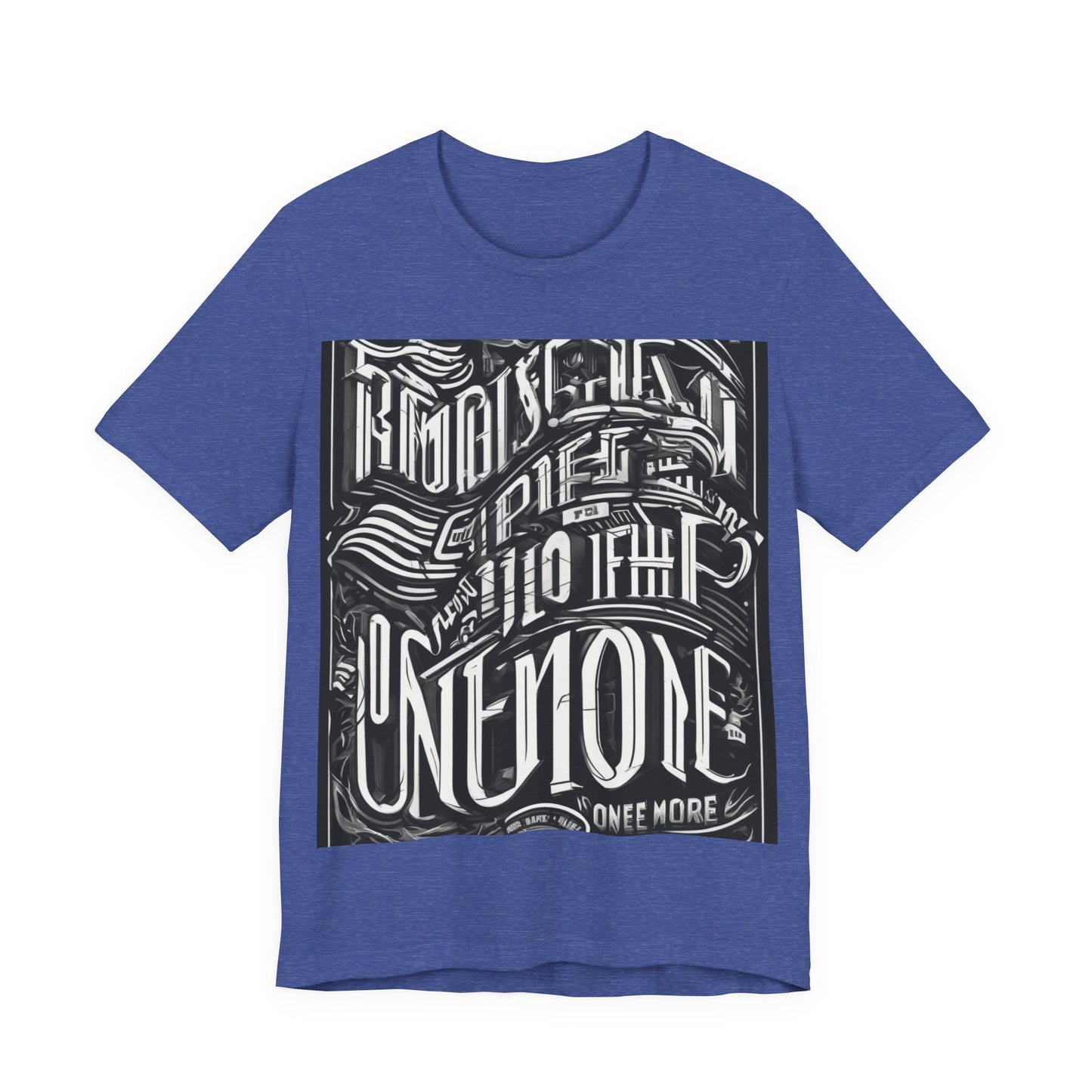 boostlete-mile-by-mile-type-one-more-split-line-art-0001 — Unisex Jersey Short Sleeve (B+C 3001)