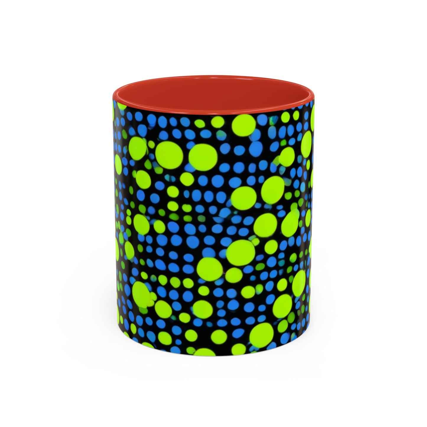 boostlete-mile-by-mile-pattern-dotted-geometric-0071 — Accent Mug 11oz/15oz