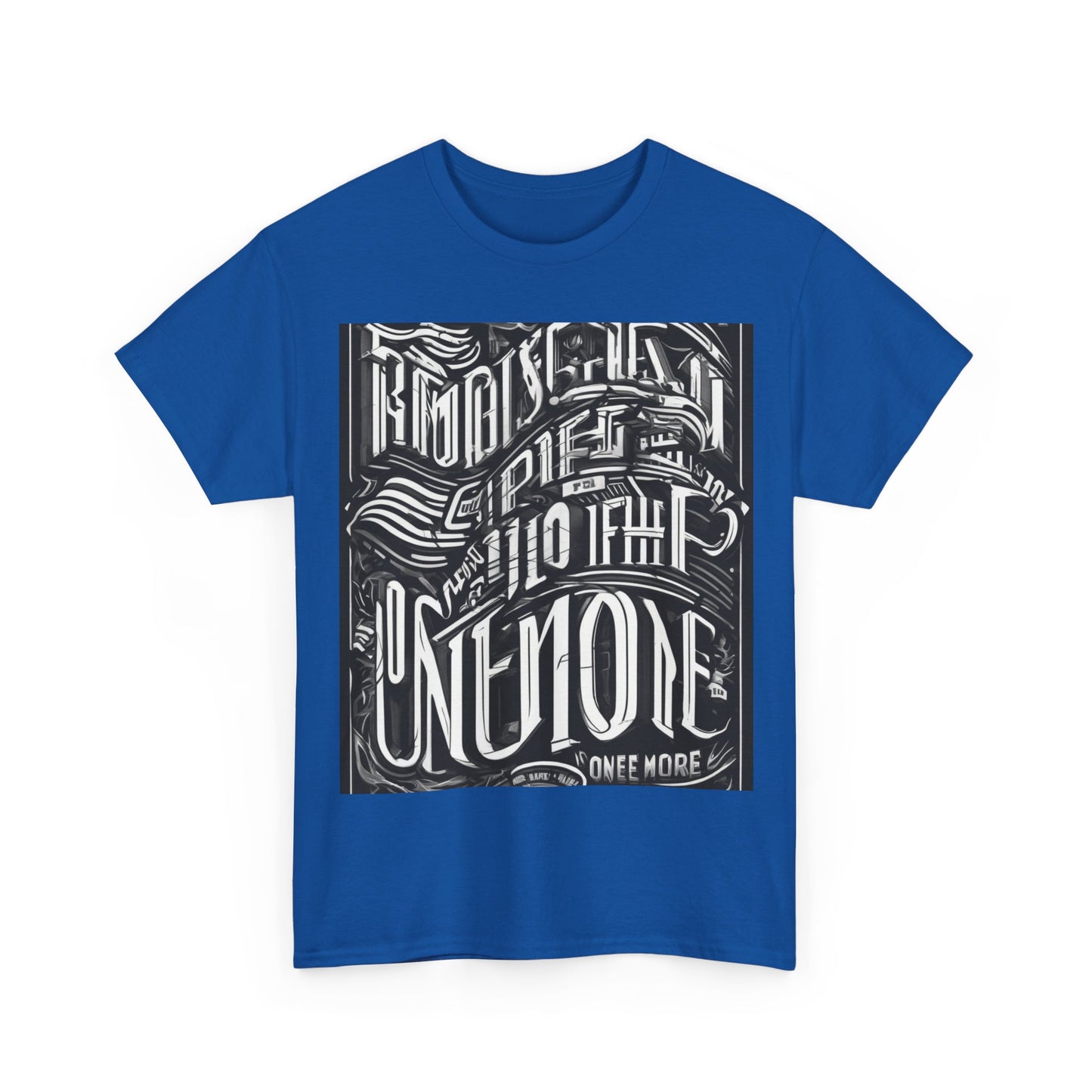 boostlete-mile-by-mile-type-one-more-split-line-art-0001 — Unisex Heavy Cotton Tee (Gildan 5000)