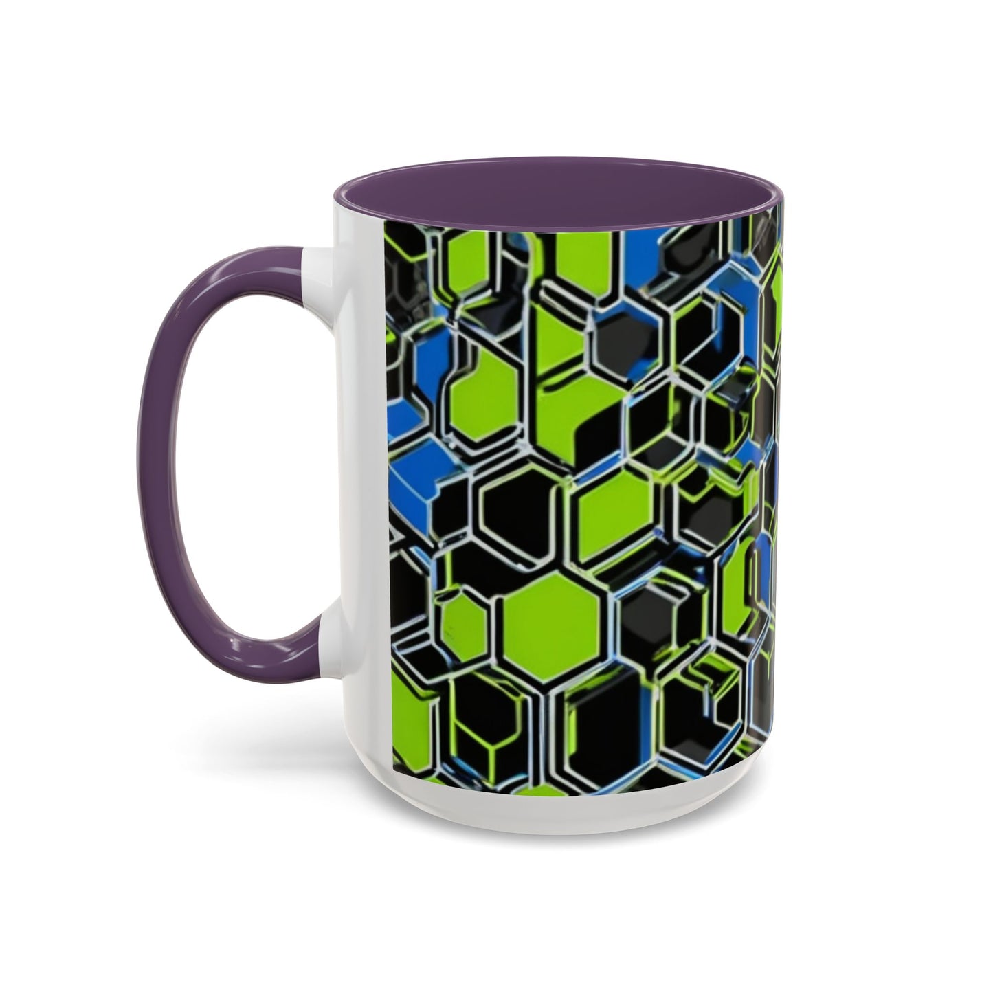 boostlete-recovery-progress-pattern-hex-blueprint-0007 — Accent Mug 11oz/15oz