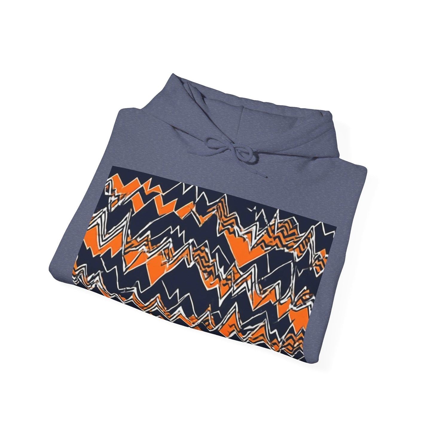 boostlete-headspace-pattern-ekg-industrial-0559 — Unisex Heavy Blend Hoodie (G18500)