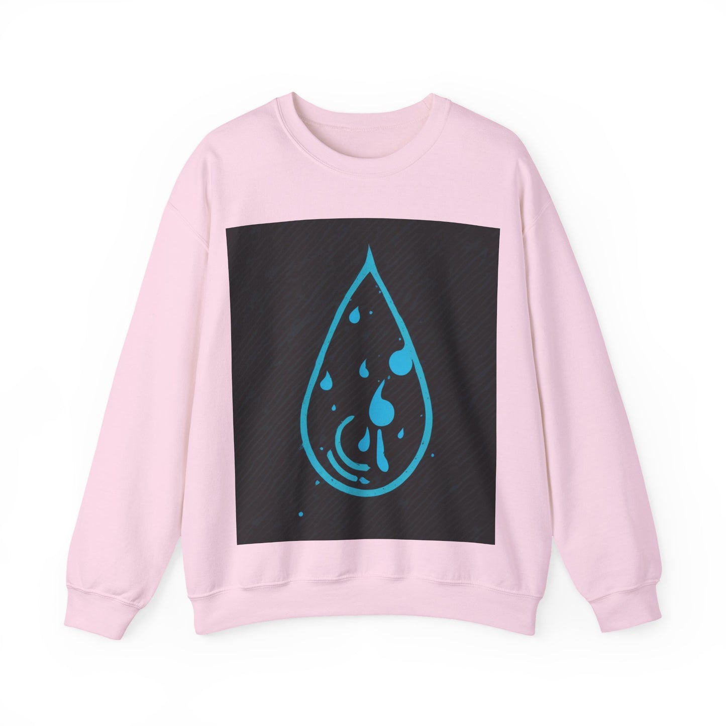 boostlete-iron-intent-icon-water-grainy-vector-0762 — Unisex Heavy Blend Crewneck (G18000)