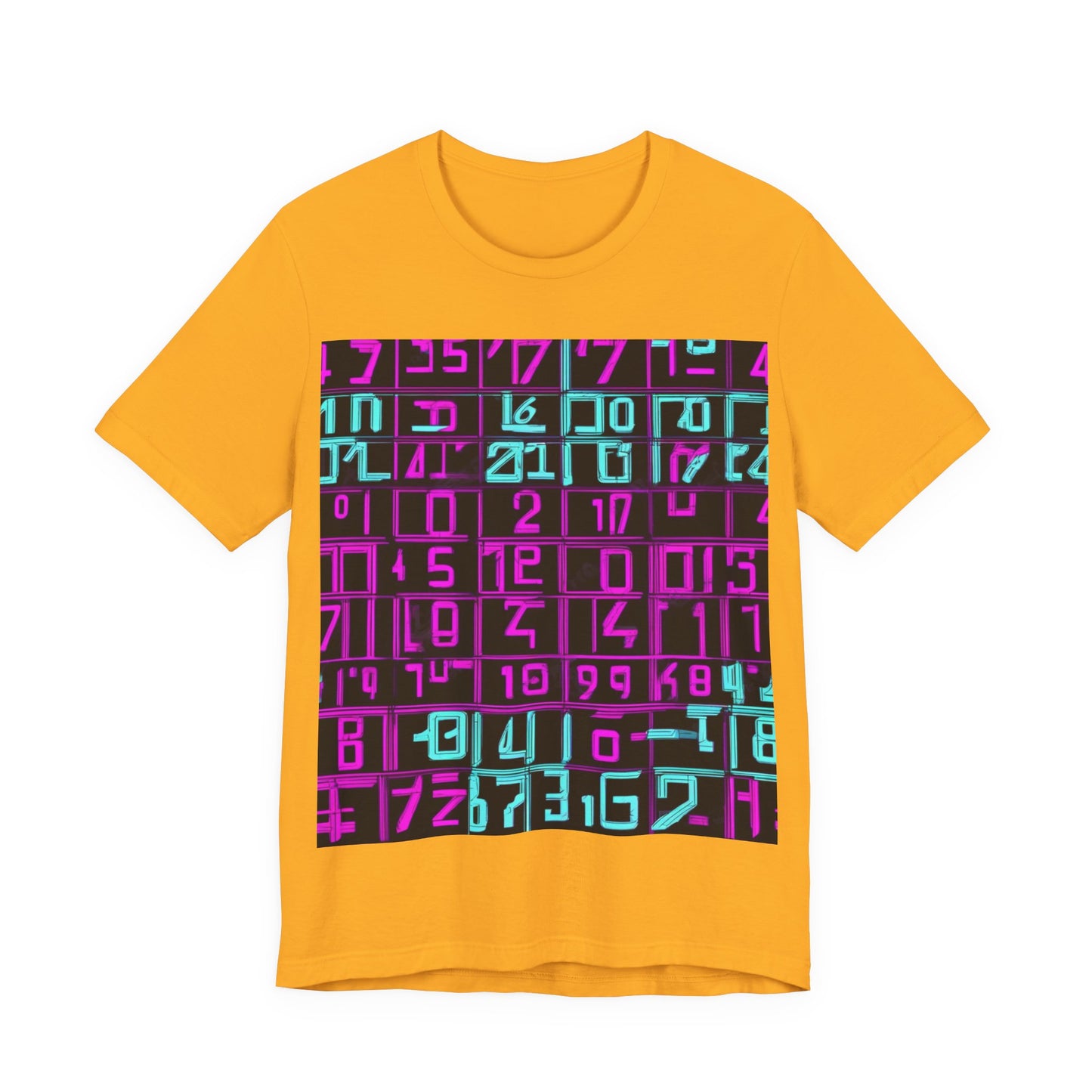 boostlete-iron-intent-pattern-plate-number-retro-0227 — Unisex Jersey Short Sleeve (B+C 3001)