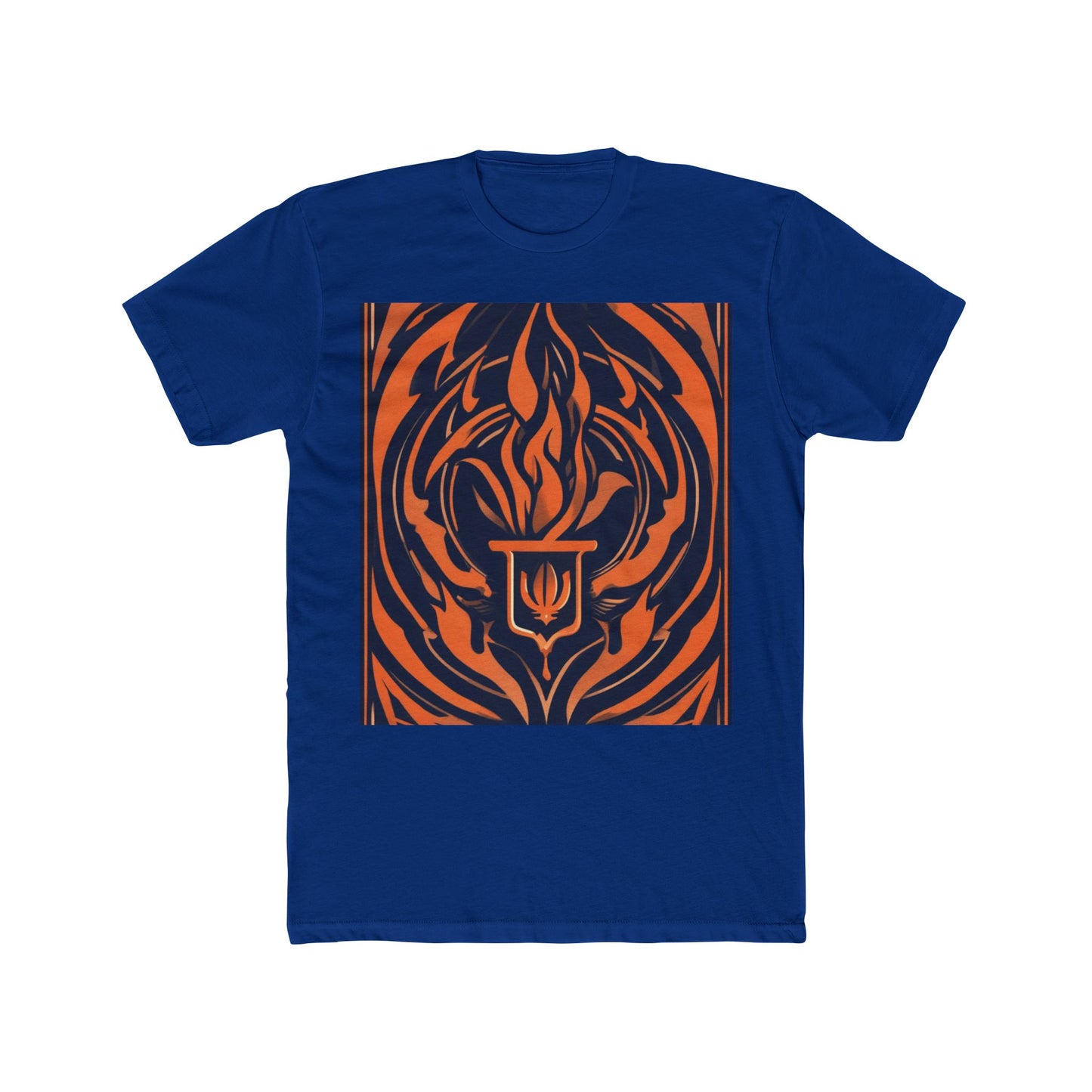 boostlete-quiet-power-icon-flame-duotone-athletic-0158 — Unisex Cotton Crew Tee (NL 3600)