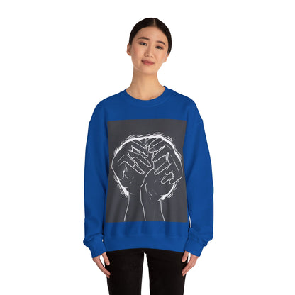 boostlete-am-crew-scene-athlete-high-modern-0308 — Unisex Heavy Blend Crewneck Sweatshirt (Gildan)