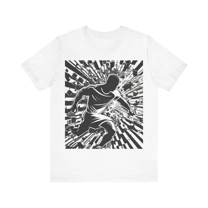 boostlete-field-day-scene-sprinter-halftone-athletic-0248 — Unisex Jersey Short Sleeve (B+C 3001)