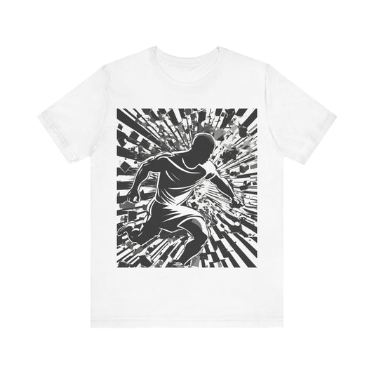 boostlete-field-day-scene-sprinter-halftone-athletic-0248 — Unisex Jersey Short Sleeve (B+C 3001)