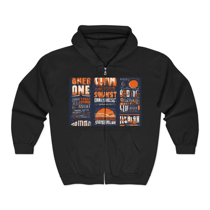 boostlete-pr-season-type-one-more-split-monoline-0033 — Unisex Heavy Blend Full-Zip Hooded Sweatshirt